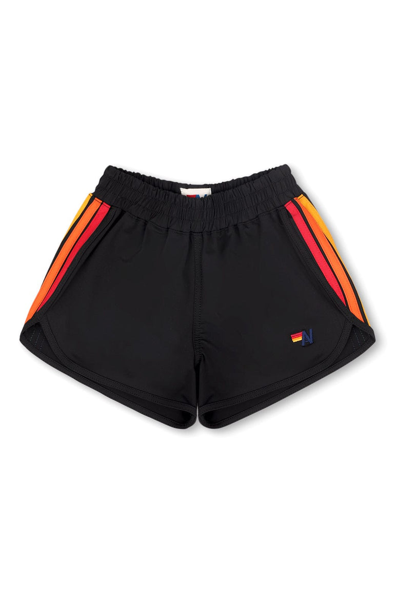 5 STRIPE KIDS FLEX JOGGER SHORT - BLACK