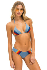 5 STRIPE TRIANGLE BIKINI TOP - ISLANDA Swim Aviator Nation
