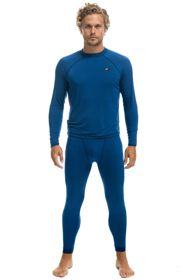 MEN'S MICRO MODAL BASE LAYER SET - ROYAL Men's Outerwear Aviator Nation
