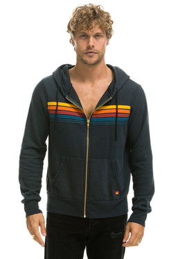 5 STRIPE HOODIE - CHARCOAL Hoodie Aviator Nation