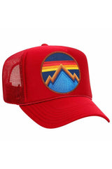 ALL SEASONS CIRCLE TRUCKER HAT HATS Aviator Nation RED