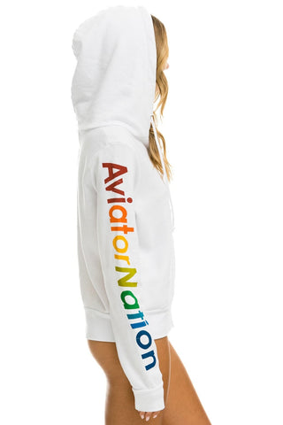 AVIATOR NATION ASPEN HOODIE - WHITE Hoodie Aviator Nation