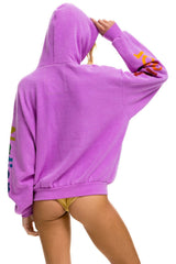 AVIATOR NATION ASPEN RELAXED PULLOVER HOODIE - NEON PURPLE Hoodie Aviator Nation