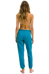 AVIATOR NATION ASPEN SWEATPANTS - TEAL Women's Sweatpants Aviator Nation