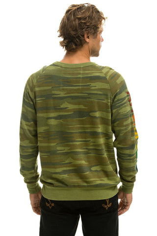 AVIATOR NATION BU - CREW SWEATSHIRT CAMO Sweatshirt Aviator Nation