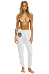 AVIATOR NATION BU - WOMENS SWEATPANT WHT Women's Sweatpants Aviator Nation