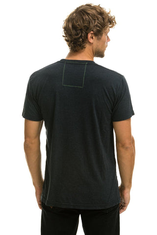 AVIATOR NATION HAIGHT ASHBURY TEE - CHARCOAL Tees Aviator Nation
