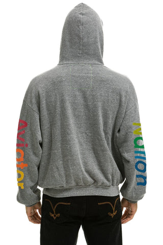 AVIATOR NATION HAMPTONS RELAXED PULLOVER HOODIE - HEATHER GREY Hoodie Aviator Nation