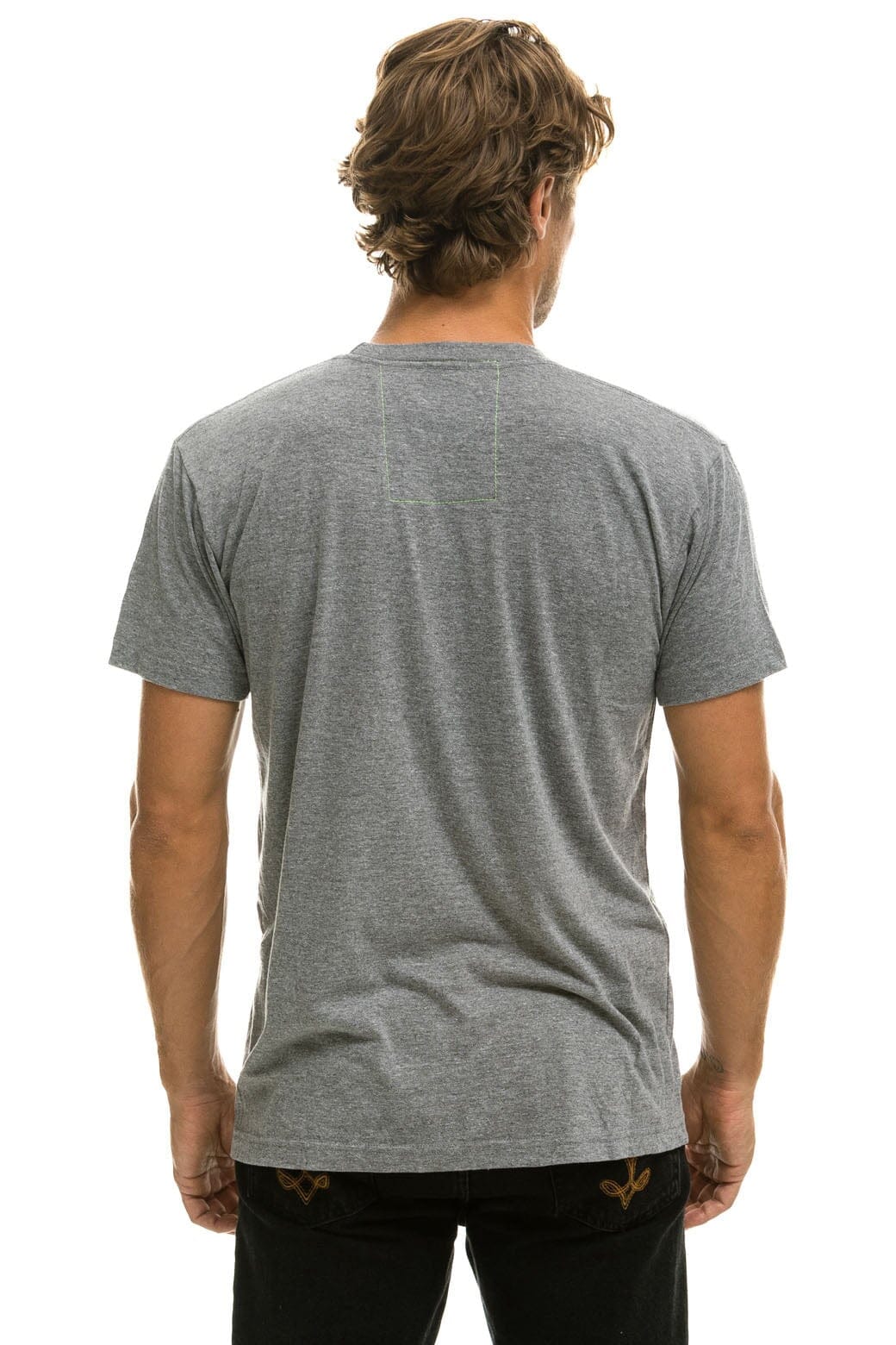 AVIATOR NATION LAGUNA BEACH TEE - HEATHER GREY Tees Aviator Nation