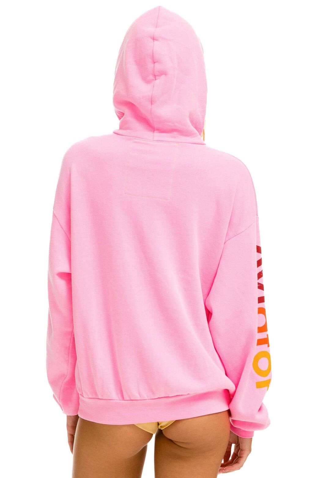 AVIATOR NATION MALIBU RELAXED PULLOVER HOODIE - NEON PINK Hoodie Aviator Nation