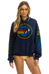 AVIATOR NATION MIAMI RELAXED PULLOVER HOODIE - NAVY Hoodie Aviator Nation
