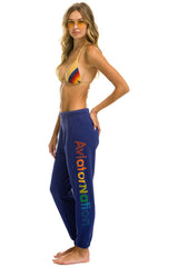 AVIATOR NATION MIAMI SWEATPANTS - PURPLE Women's Sweatpants Aviator Nation