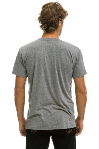 AVIATOR NATION MIAMI TEE - HEATHER GREY Tees Aviator Nation