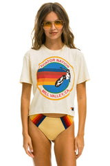 AVIATOR NATION MILL VALLEY BOYFRIEND TEE - VINTAGE WHITE Boyfriend Tee Aviator Nation