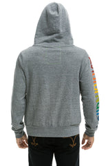 AVIATOR NATION NASHVILLE ZIP HOODIE - HEATHER GREY SALE Aviator Nation