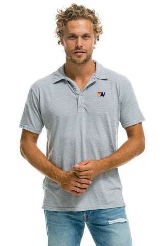 AVIATOR NATION POLO - LIGHT GREY Aviator Nation