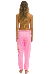 AVIATOR NATION SAN FRANCISCO SWEATPANTS - NEON PINK Women's Sweatpants Aviator Nation