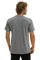BASIC TEE - HEATHER GREY Tees Aviator Nation