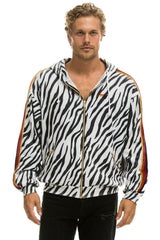 CLASSIC RELAXED ZIP HOODIE WITH POCKETS - ZEBRA Hoodie Aviator Nation