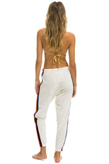 CLASSIC VELVET WOMEN'S SWEATPANTS - VINTAGE WHITE Womens Sweatpants Aviator Nation