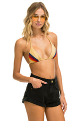 HI RISE ROCKER JEAN SHORTS - VINTAGE BLACK Denim Shorts Aviator Nation