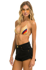 HI RISE ROCKER JEAN SHORTS - VINTAGE BLACK Denim Shorts Aviator Nation
