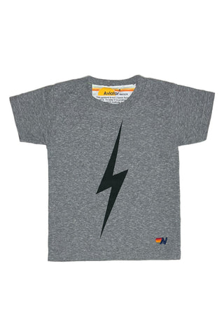 KID'S BOLT TEE - HEATHER GREY Kid's Tee Aviator Nation