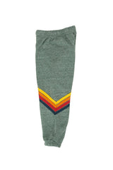 KID'S CHEVRON SWEATPANTS - HEATHER GREY Kid's Sweatpants Aviator Nation