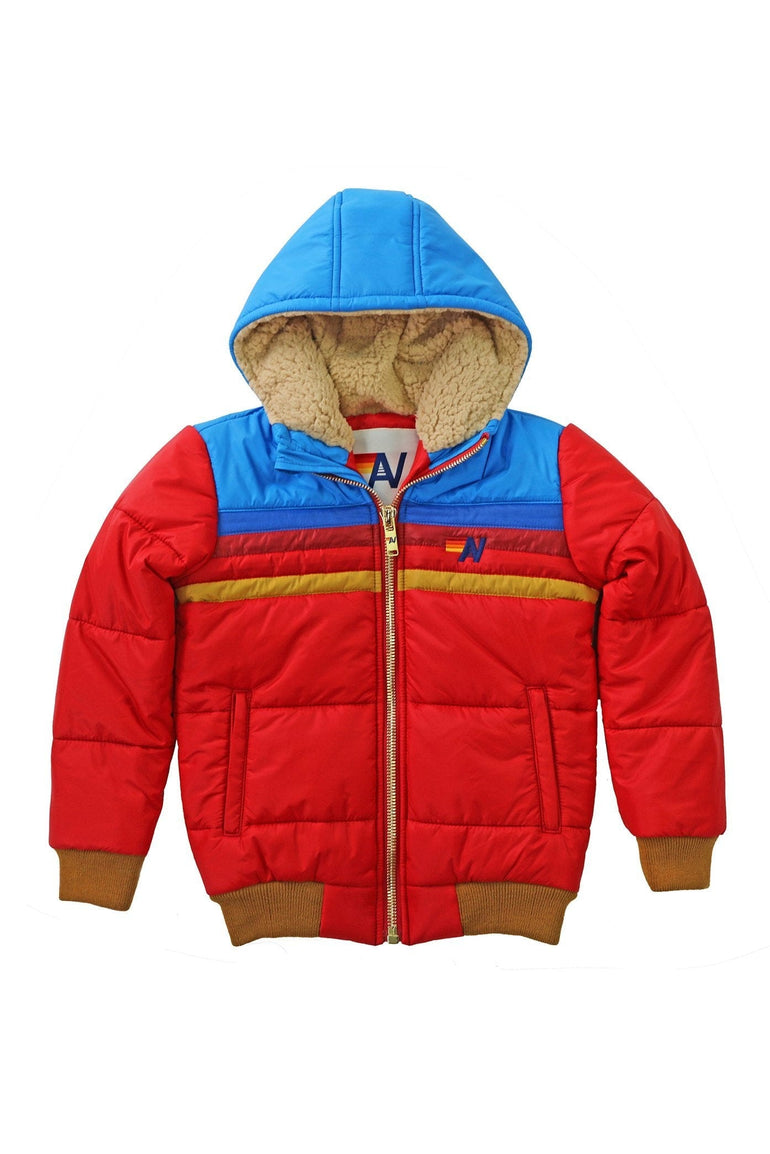 KID'S TREKKER 2 JACKET - CHERRY Kid's Outerwear Aviator Nation