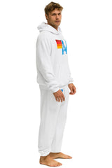 LOGO SWEATPANTS - WHITE Men's Sweatpants Aviator Nation
