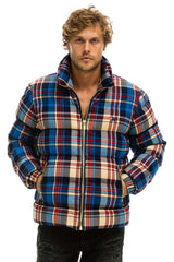 MEN'S PLAID TRAVELER JACKET - PATRIOT PLAID Jacket Aviator Nation