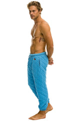 MEN'S QUILTED SWEATPANTS - OCEAN Mens Sweatpants Aviator Nation