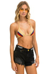 MID RISE BOYFRIEND CUTOFF KEEP SMILING JEAN SHORTS - VINTAGE BLACK Denim Shorts Aviator Nation