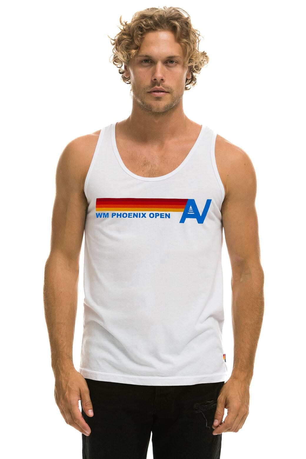 PREORDER: WM PHOENIX OPEN 2023 UNISEX TANK TOP - WHITE Aviator Nation