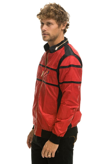 RACER JACKET - CHERRY Men's Outerwear Aviator Nation