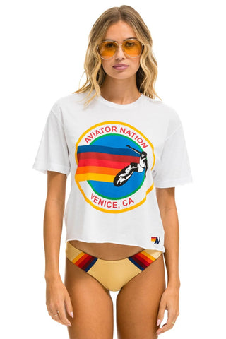 SIGNATURE BOYFRIEND TEE - WHITE Boyfriend Tee Aviator Nation