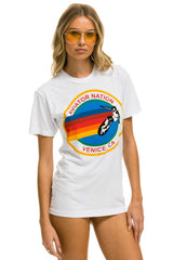 SIGNATURE TEE - WHITE Tees Aviator Nation