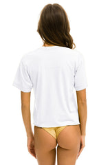 SMILEY 2 BOYFRIEND TEE - WHITE Boyfriend Tee Aviator Nation