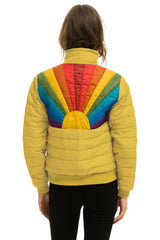 SUNBURST JACKET - KHAKI Women's Outerwear Aviator Nation