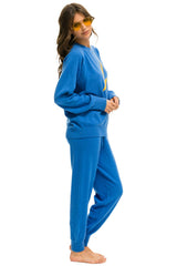 UNISEX BOLT CASHMERE LIGHT SWEATER - VINTAGE BLUE Sweatshirt Aviator Nation