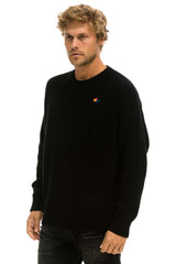 VINTAGE CABIN UNISEX CASHMERE SWEATER - BLACK Sweatshirt Aviator Nation