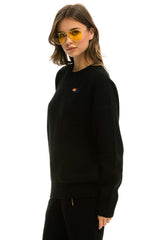 VINTAGE CABIN UNISEX CASHMERE SWEATER - BLACK Sweatshirt Aviator Nation