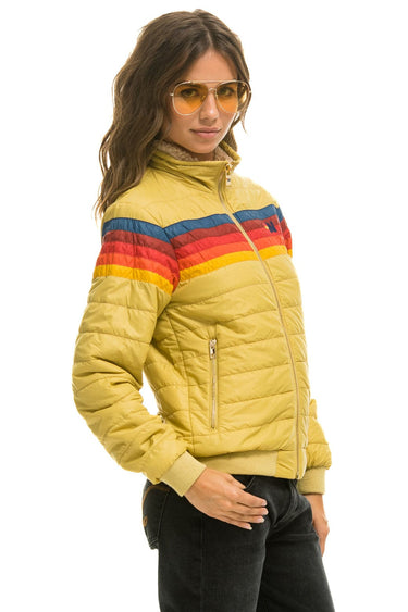 WOMEN'S 5 STRIPE JACKET - KHAKI Jacket Aviator Nation