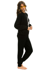 WOMEN'S BOLT CASHMERE LIGHT SWEATER PANT - BLACK Womens Sweatpants Aviator Nation