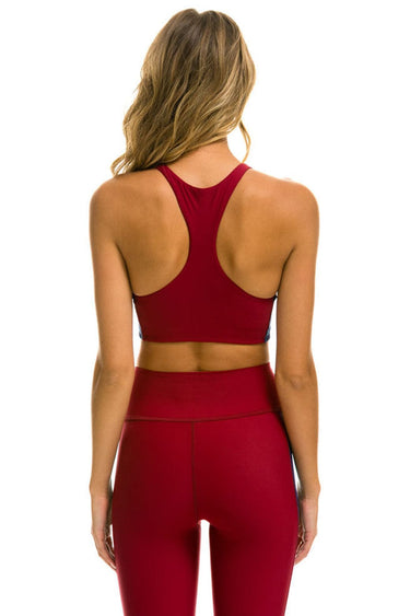 WOMEN'S COLOR BLOCK RACER SPORTS BRA - BLAZER Sports Bra Aviator Nation