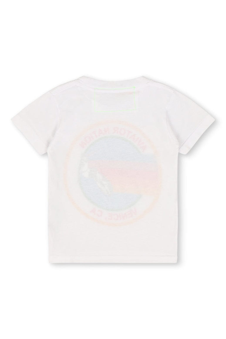 KID'S AVIATOR NATION VENICE TEE - WHITE