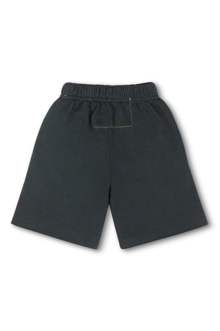 SMILEY KIDS SWEATSHORTS - CHARCOAL