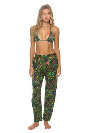 UNISEX COTTON LUXE POPLIN RELAXED PANT - VINTAGE BLACK // JUNGLE