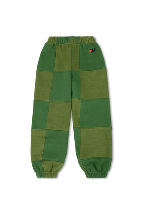 KID'S CHECK QUILTED SWEATPANTS