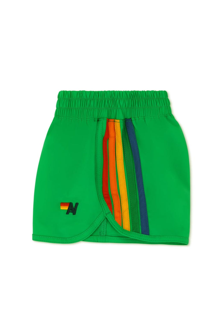 5 STRIPE KIDS FLEX JOGGER SHORT - KELLY GREEN